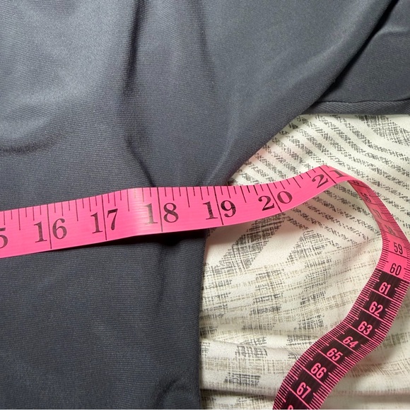 Joseph Ribkoff women’s Charcoal Grey Draped Cold Shoulder party chic Top Size 10 - Picture 7 of 8